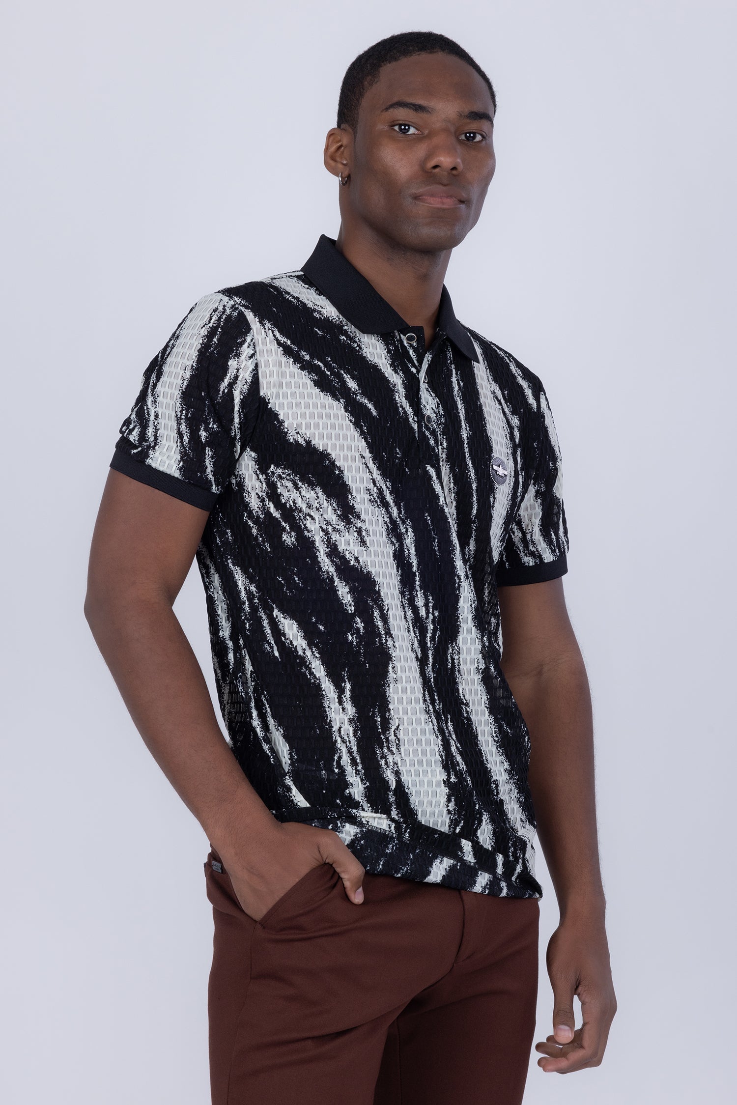 Dotonbori Abstract Polo Shirt