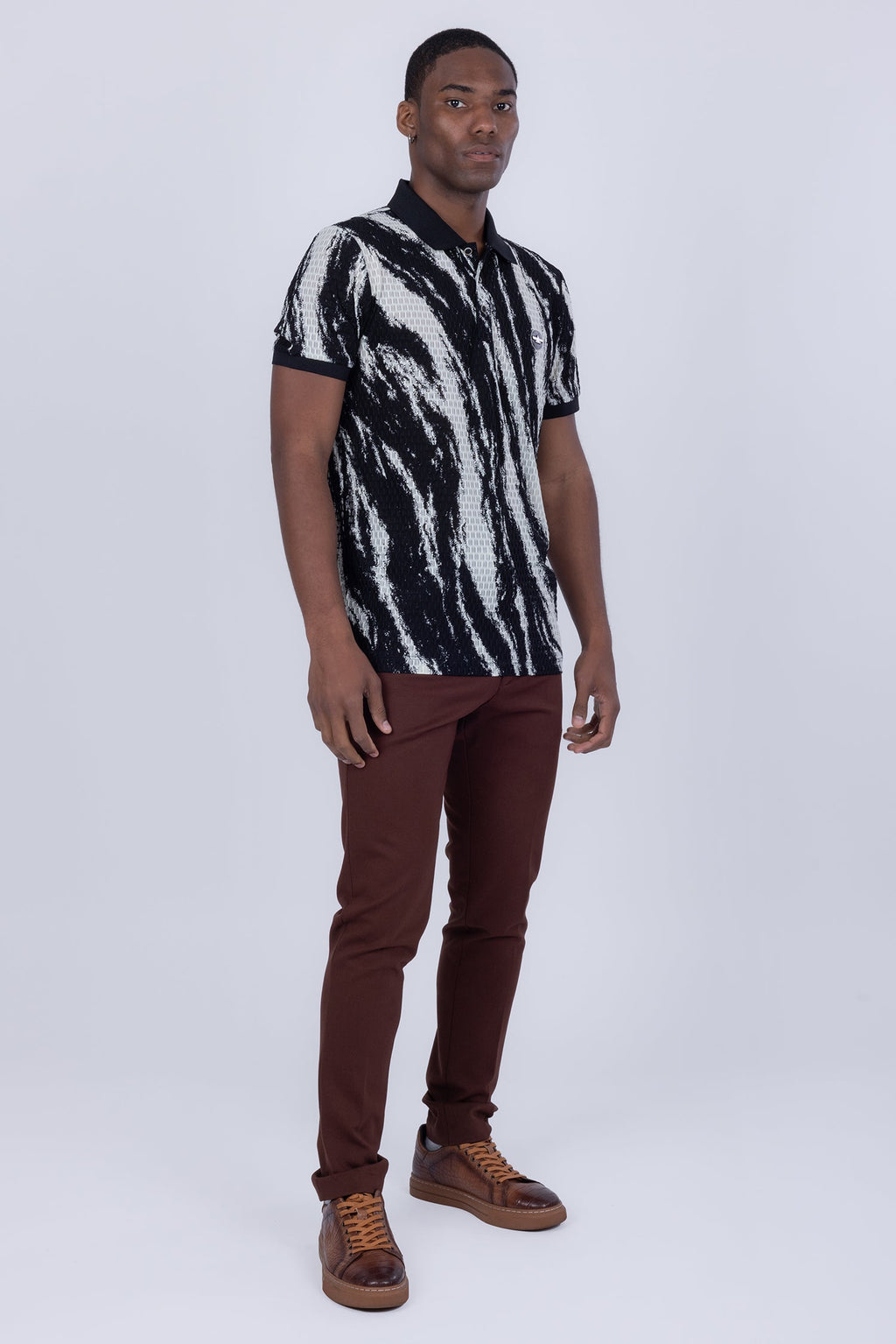 Dotonbori Abstract Polo Shirt