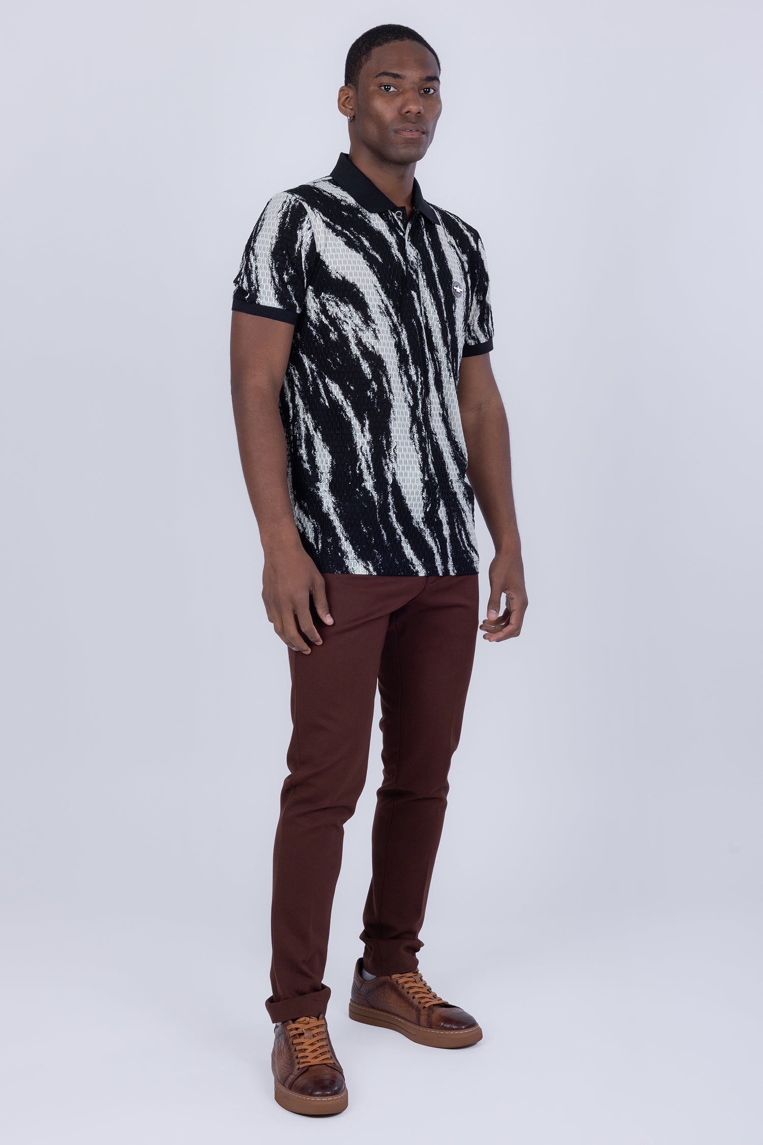 Dotonbori Abstract Polo Shirt