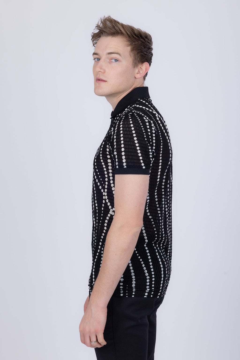 Lisbon Polka Dots Polo Shirt