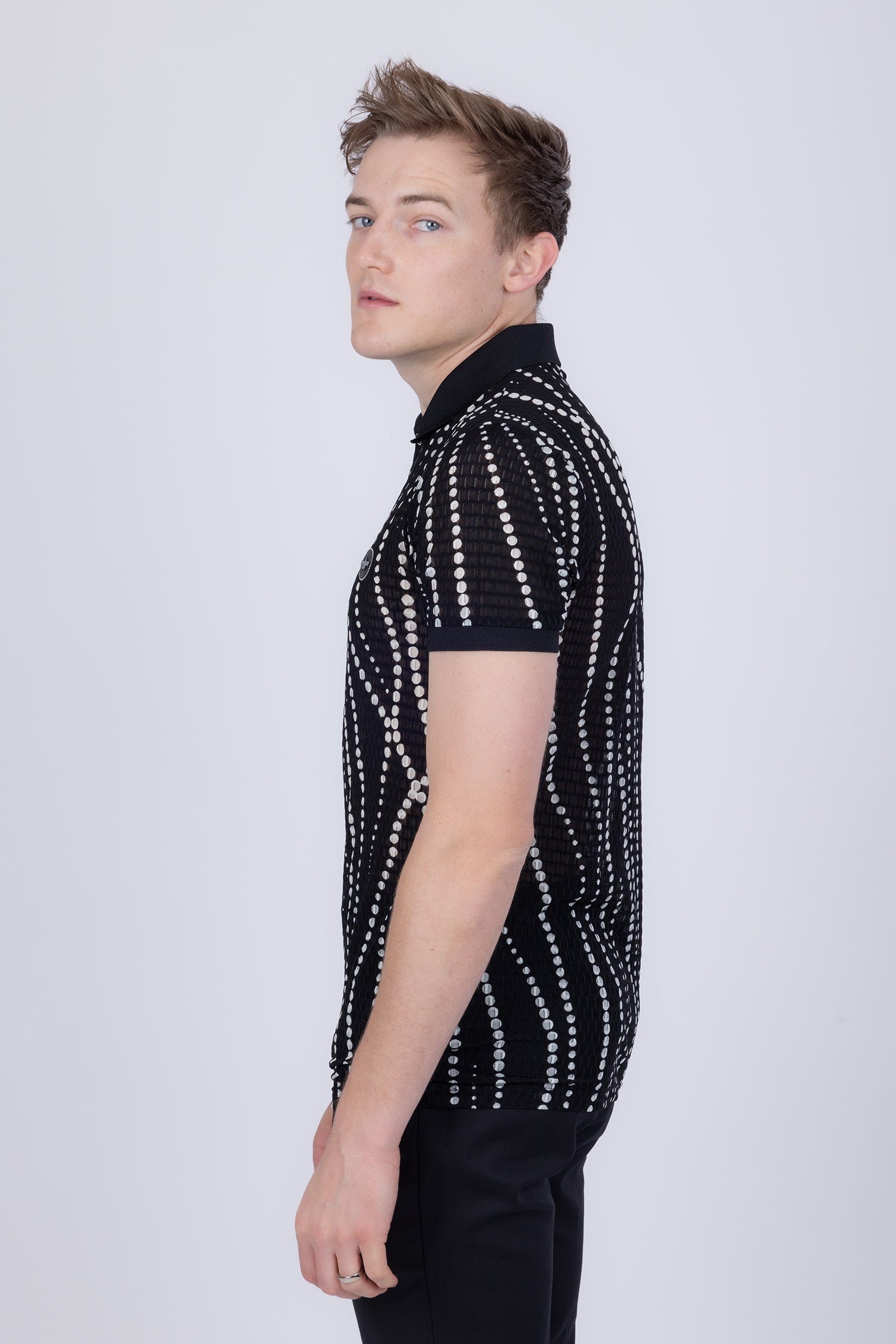 Lisbon Polka Dots Polo Shirt