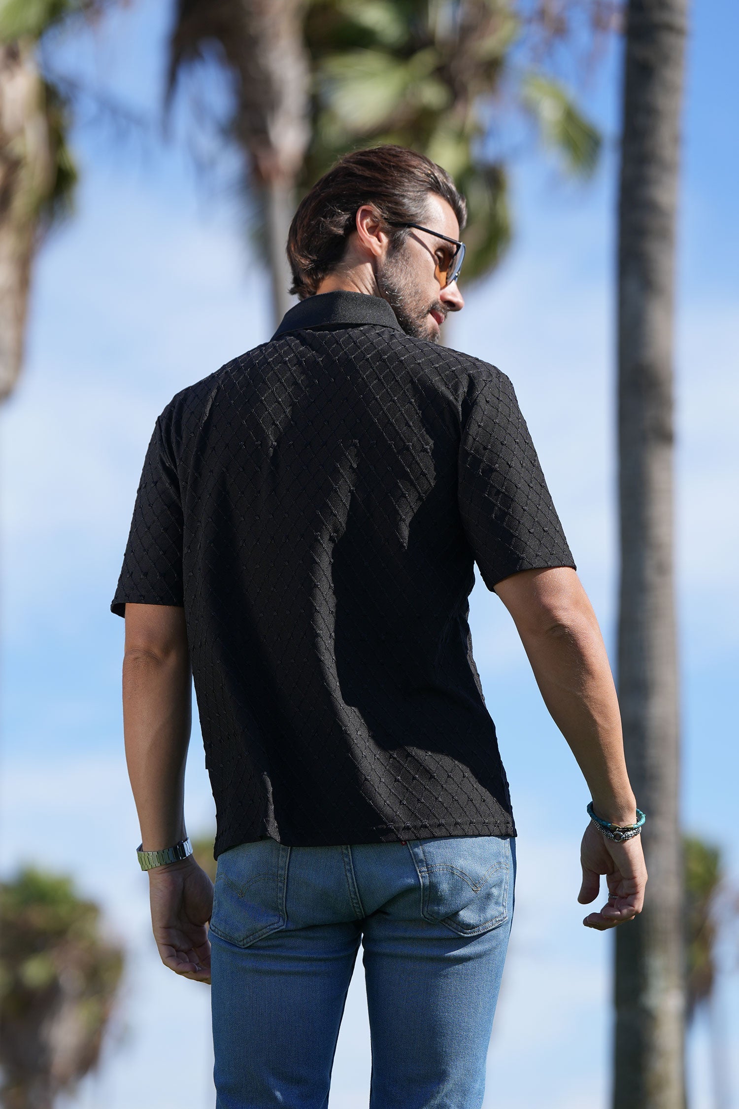 Sydney Geometric Polo Shirt
