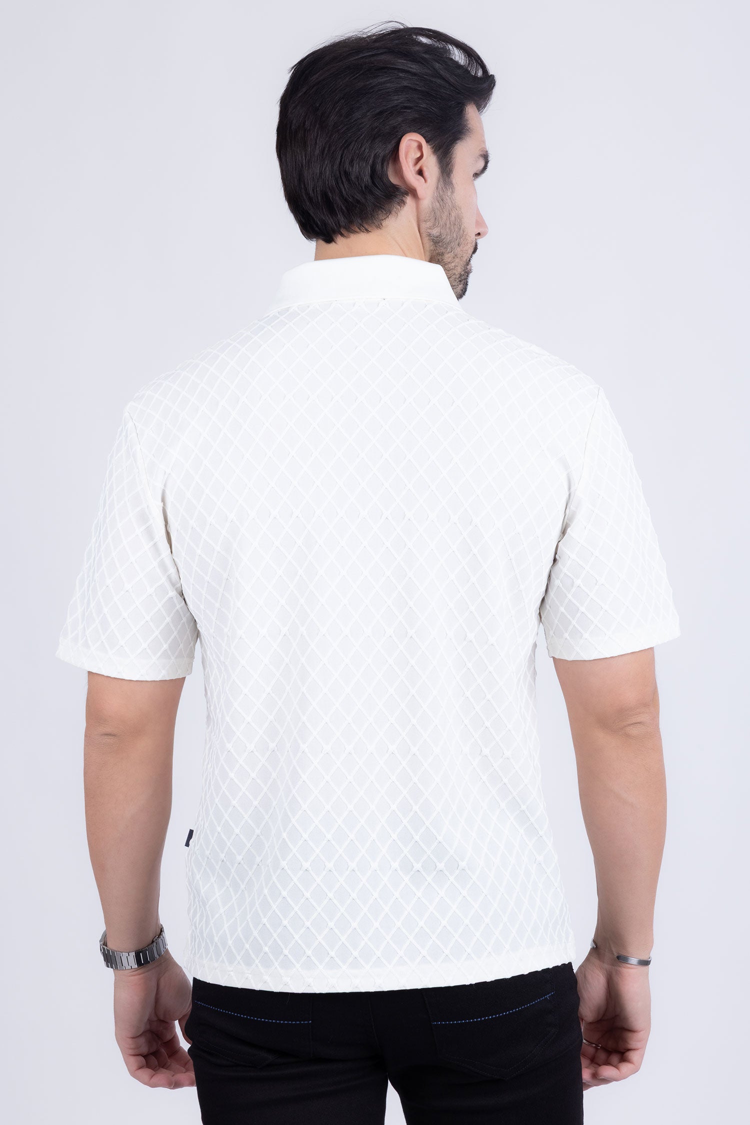 Sydney Geometric Polo Shirt