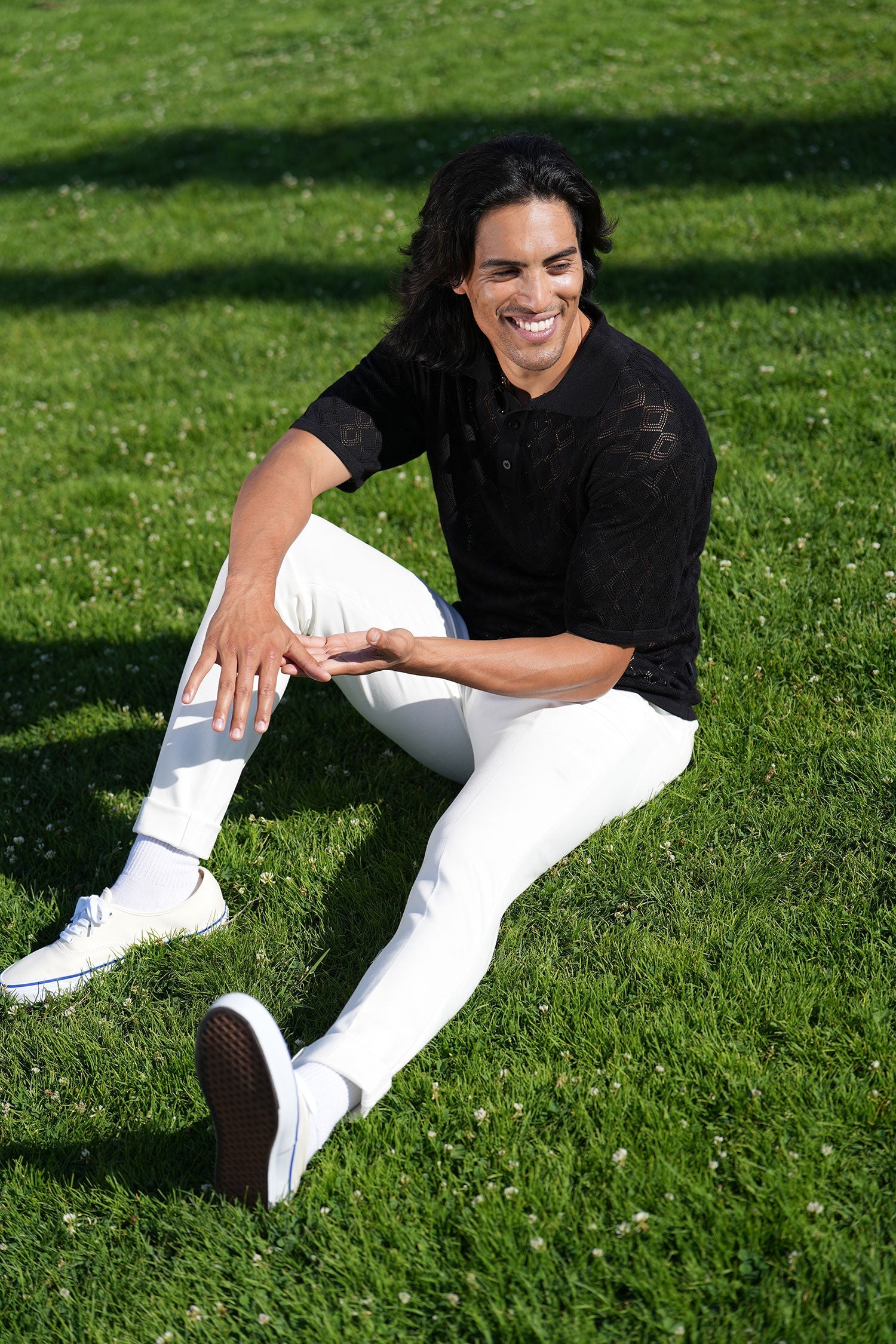 Lagos Geometric Polo Shirt