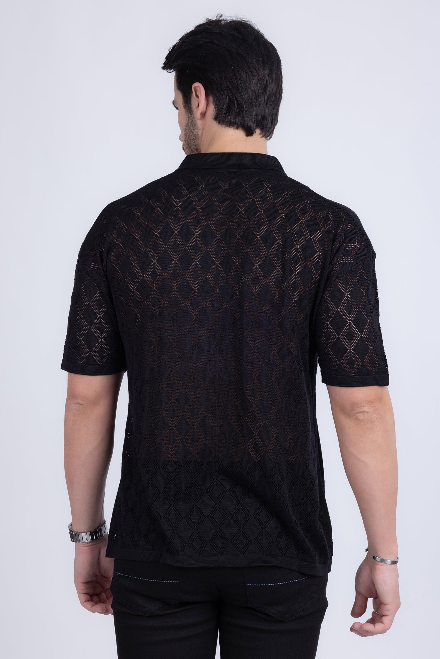 Lagos Geometric Polo Shirt