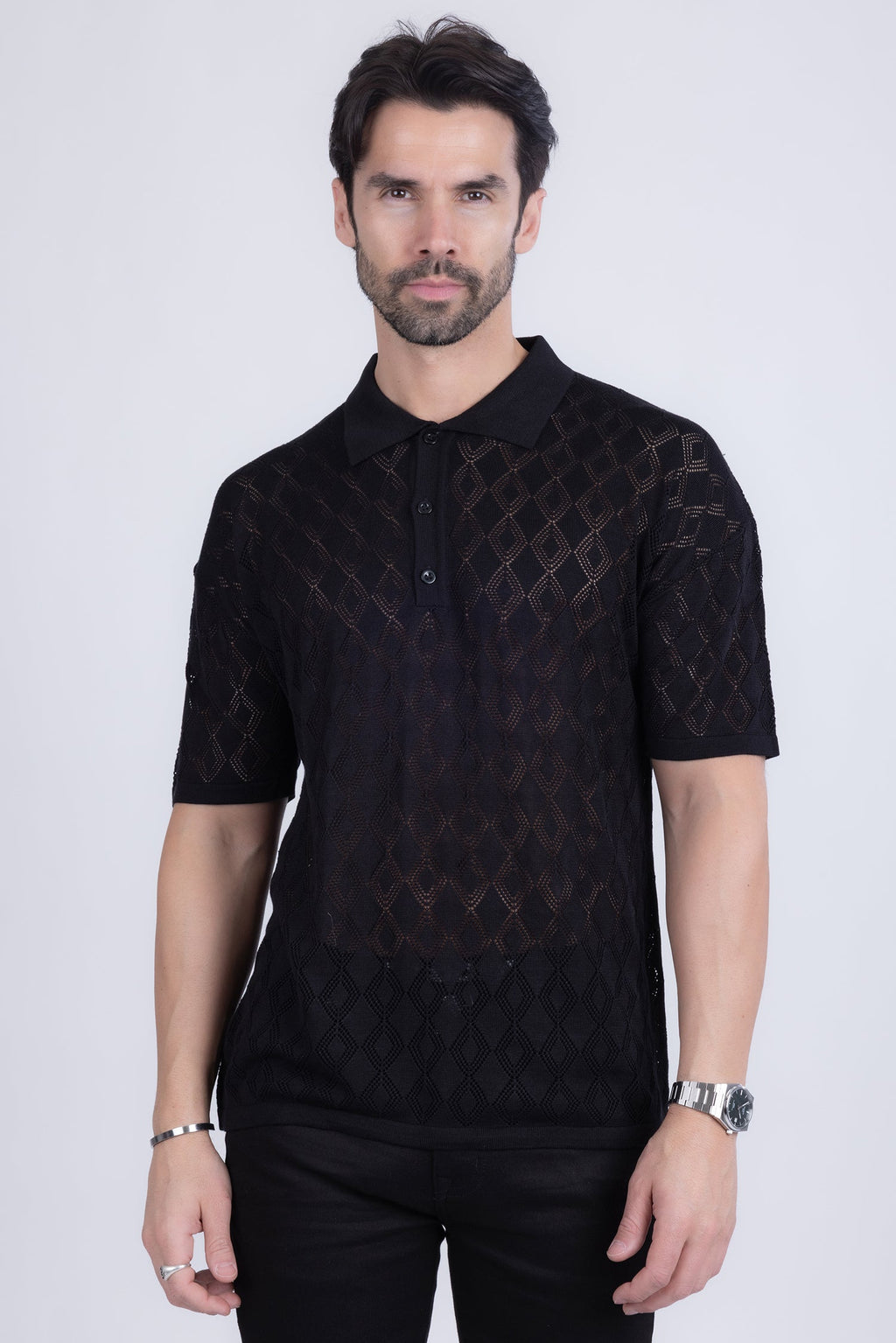 Lagos Geometric Polo Shirt