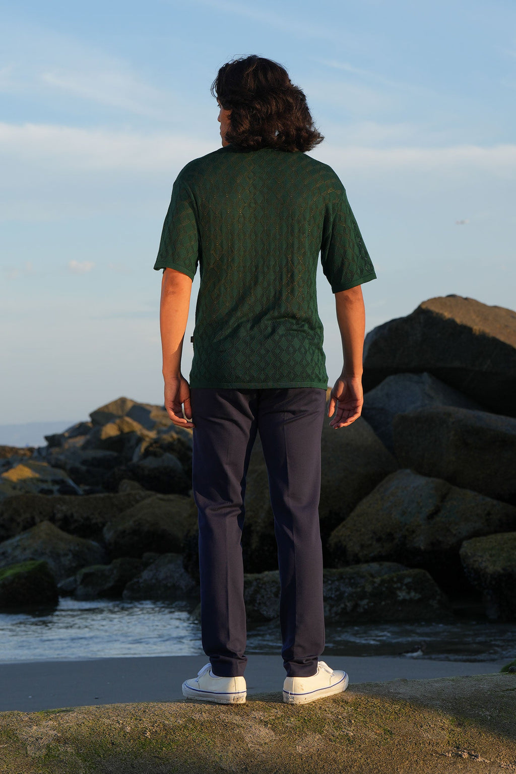 Lagos Geometric Polo Shirt