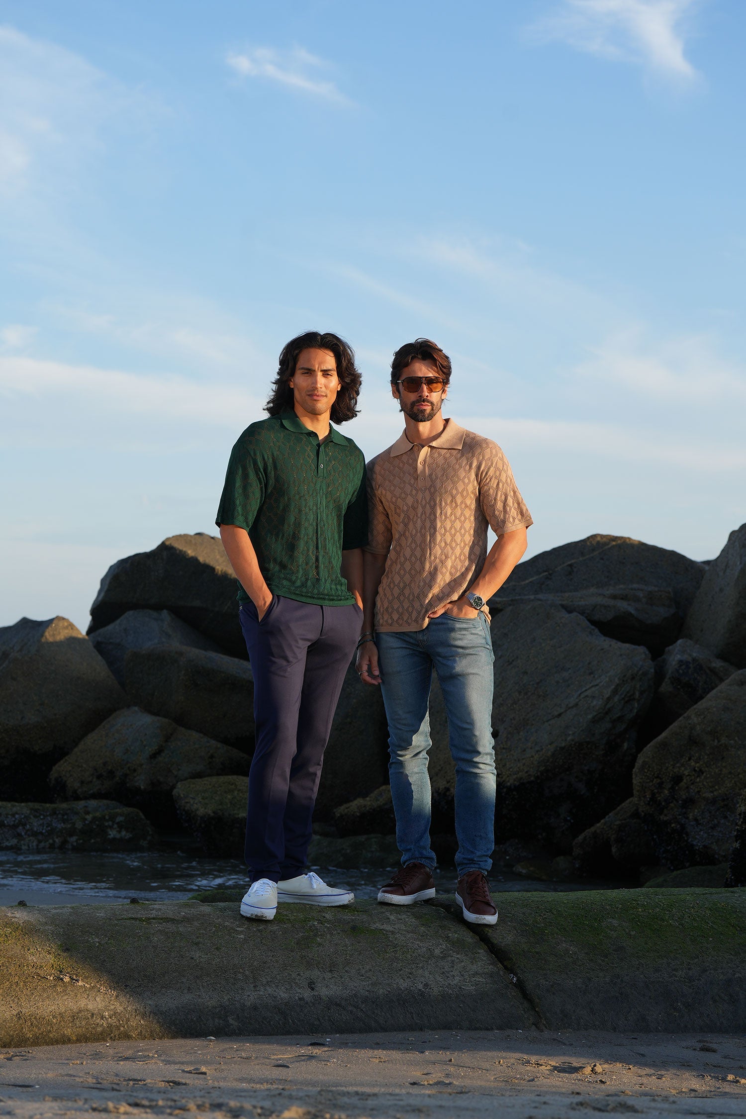 Lagos Geometric Polo Shirt