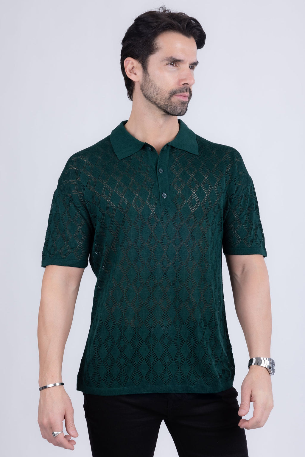 Lagos Geometric Polo Shirt