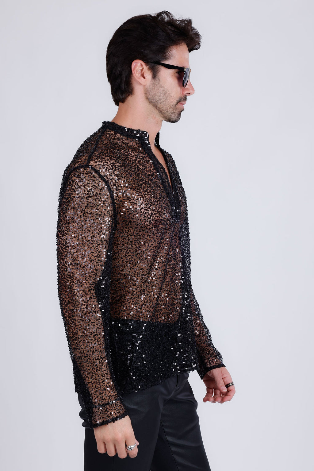 Chella Sequin Long Sleeve Shirt