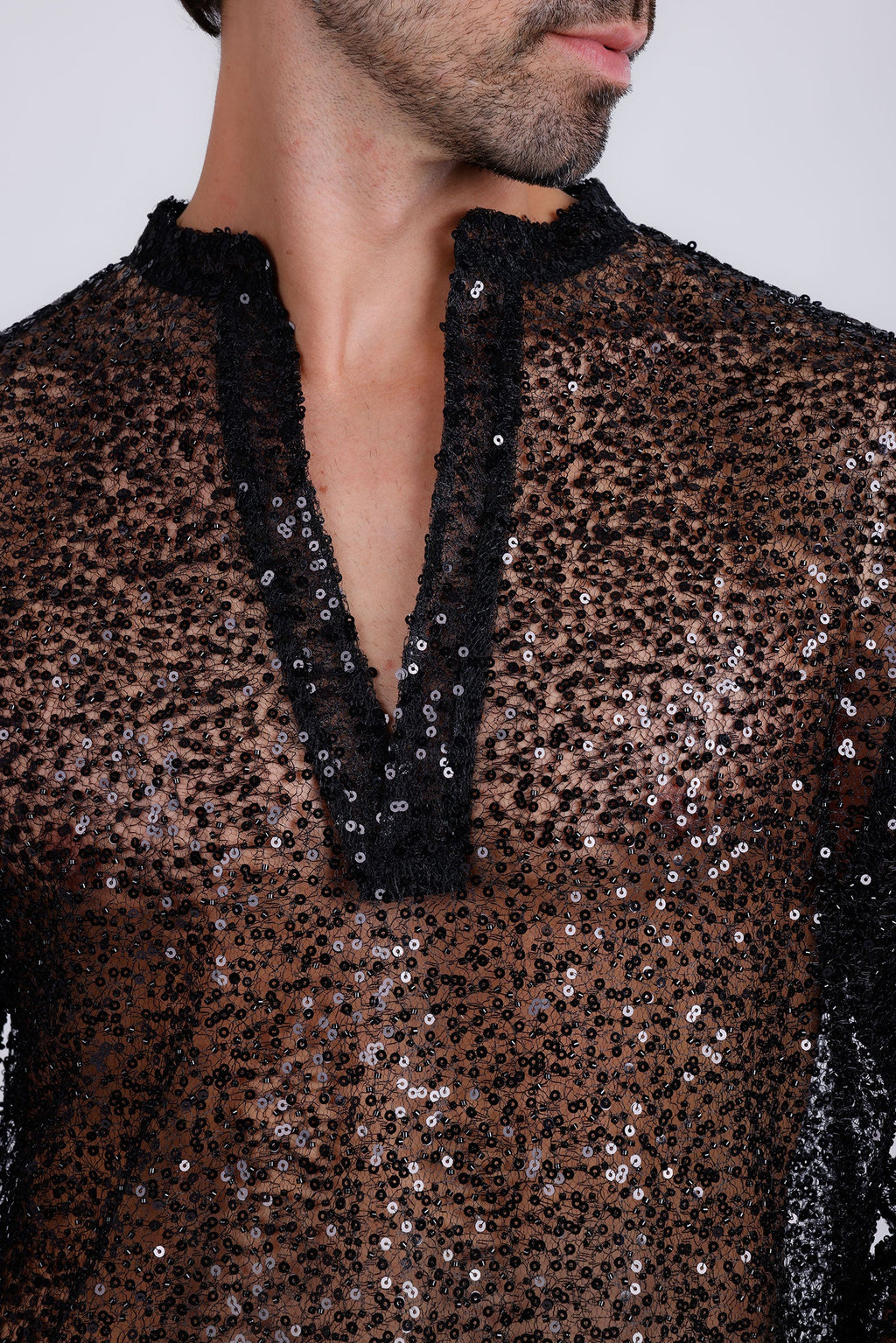 Chella Sequin Long Sleeve Shirt