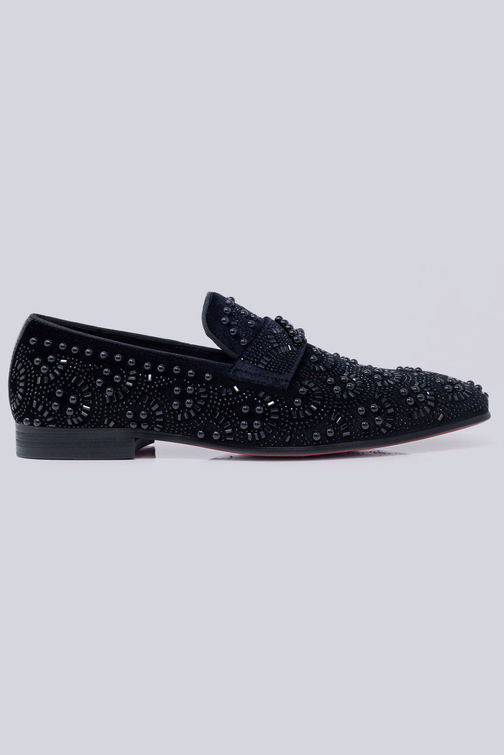 Berlin Rhinestone Pearl Loafers Shoes