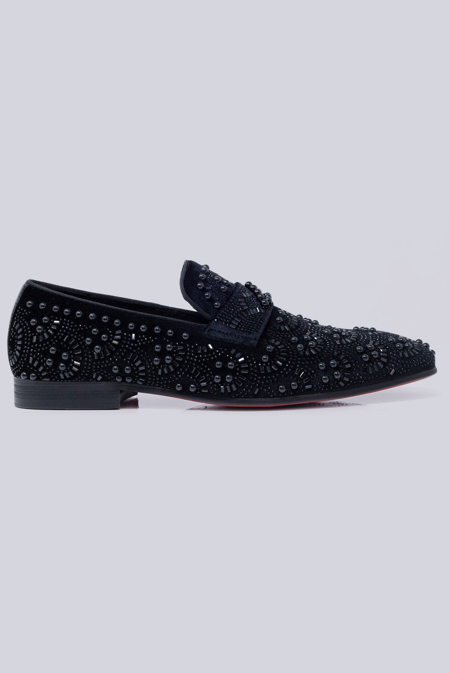 Berlin Rhinestone Pearl Loafers Shoes