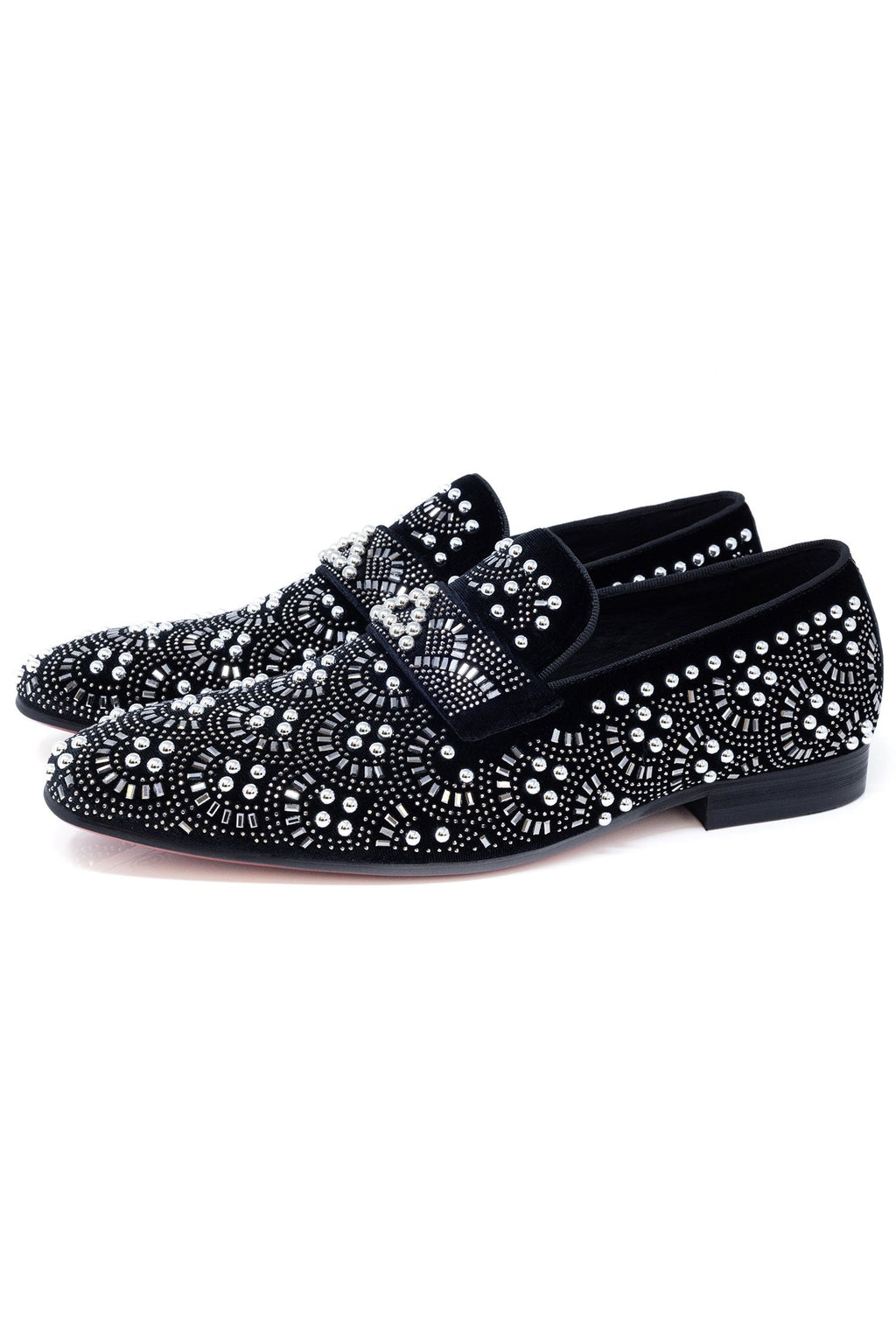 Berlin Rhinestone Pearl Loafers Shoes