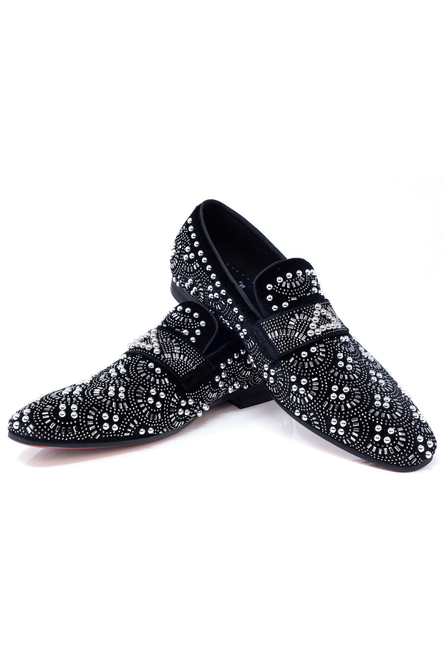 Berlin Rhinestone Pearl Loafers Shoes
