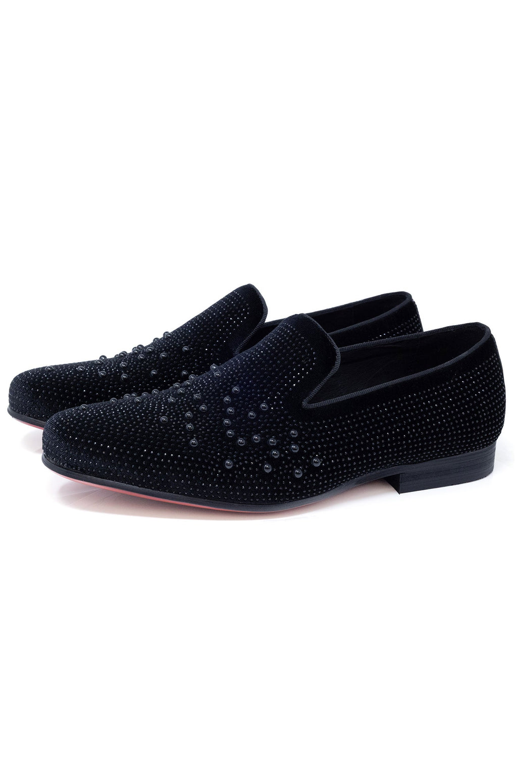 Batam Rhinestone Pearl Loafers Shoes