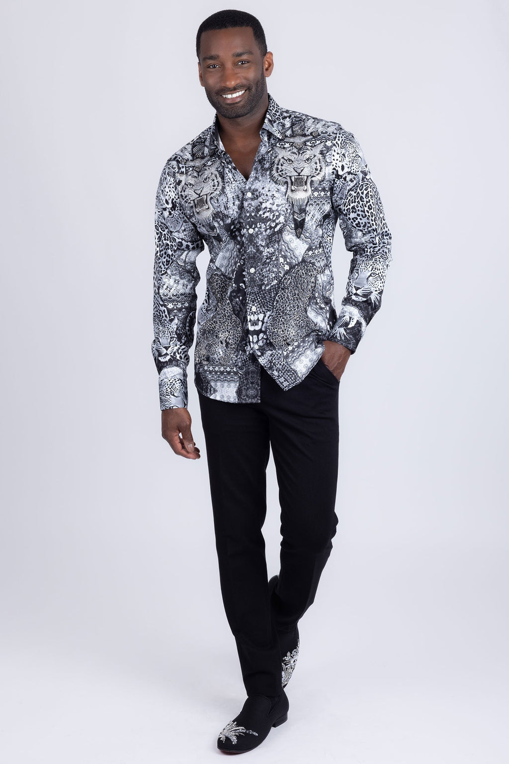 Grafton Rhinestones Long Sleeve Shirt