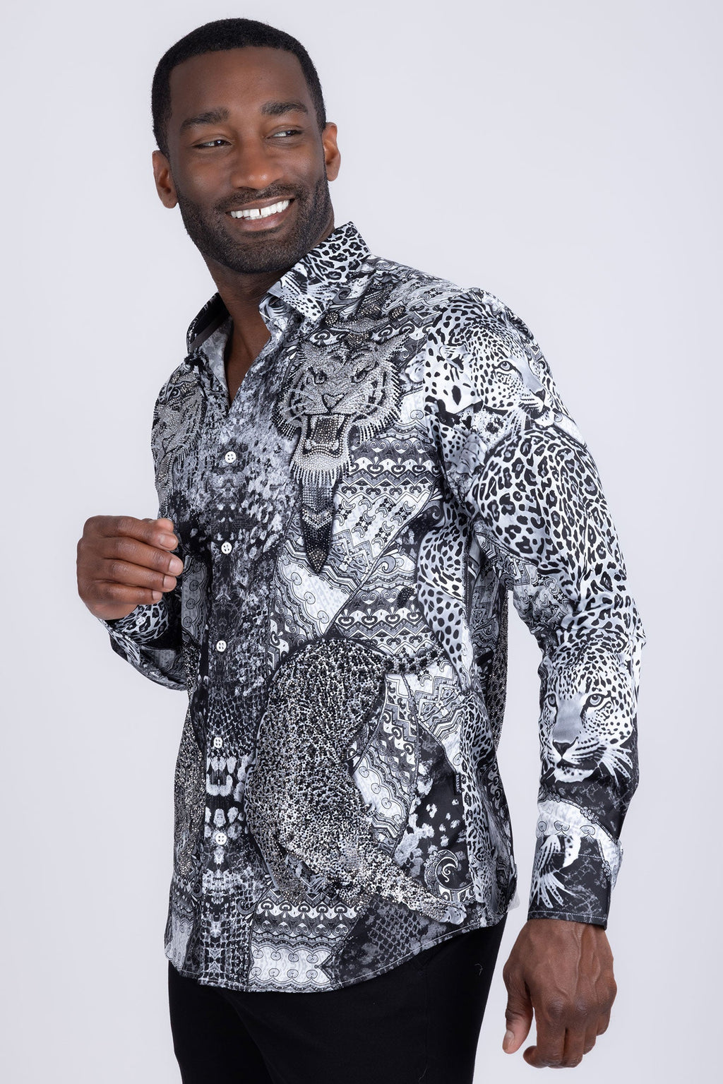 Grafton Rhinestones Long Sleeve Shirt