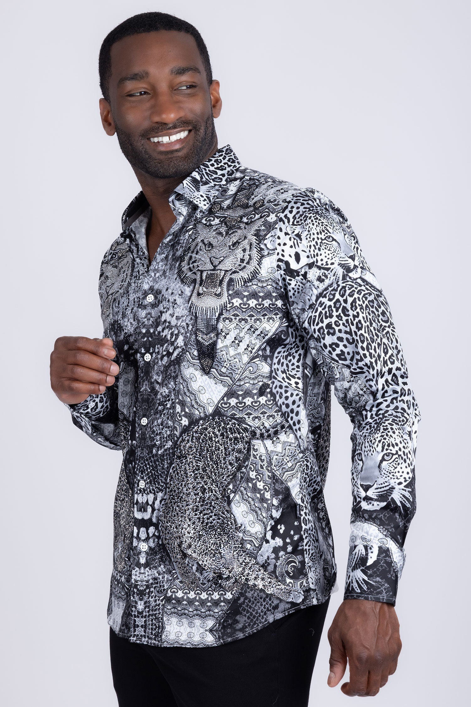 Grafton Rhinestones Long Sleeve Shirt