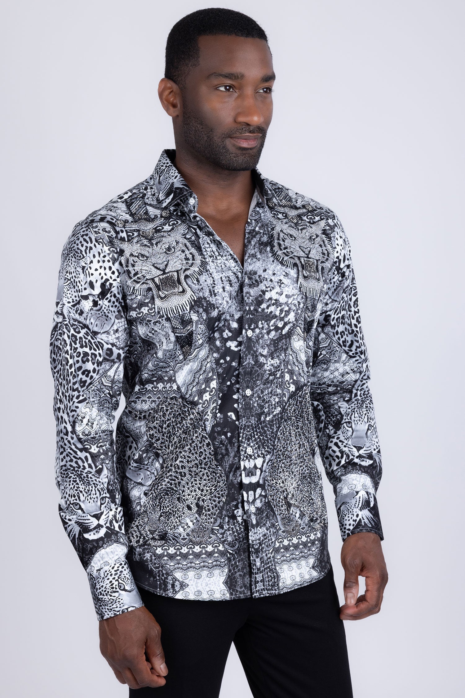 Grafton Rhinestones Long Sleeve Shirt