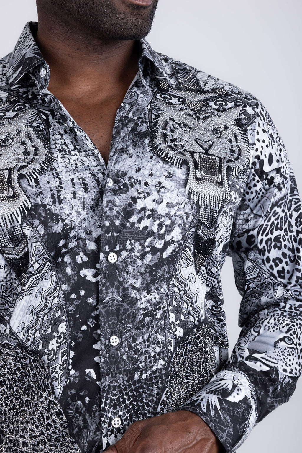 Grafton Rhinestones Long Sleeve Shirt