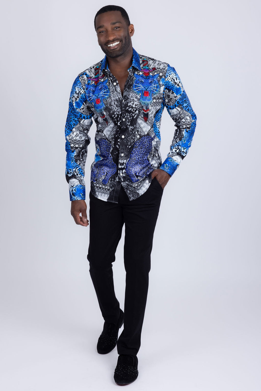 Grafton Rhinestones Long Sleeve Shirt