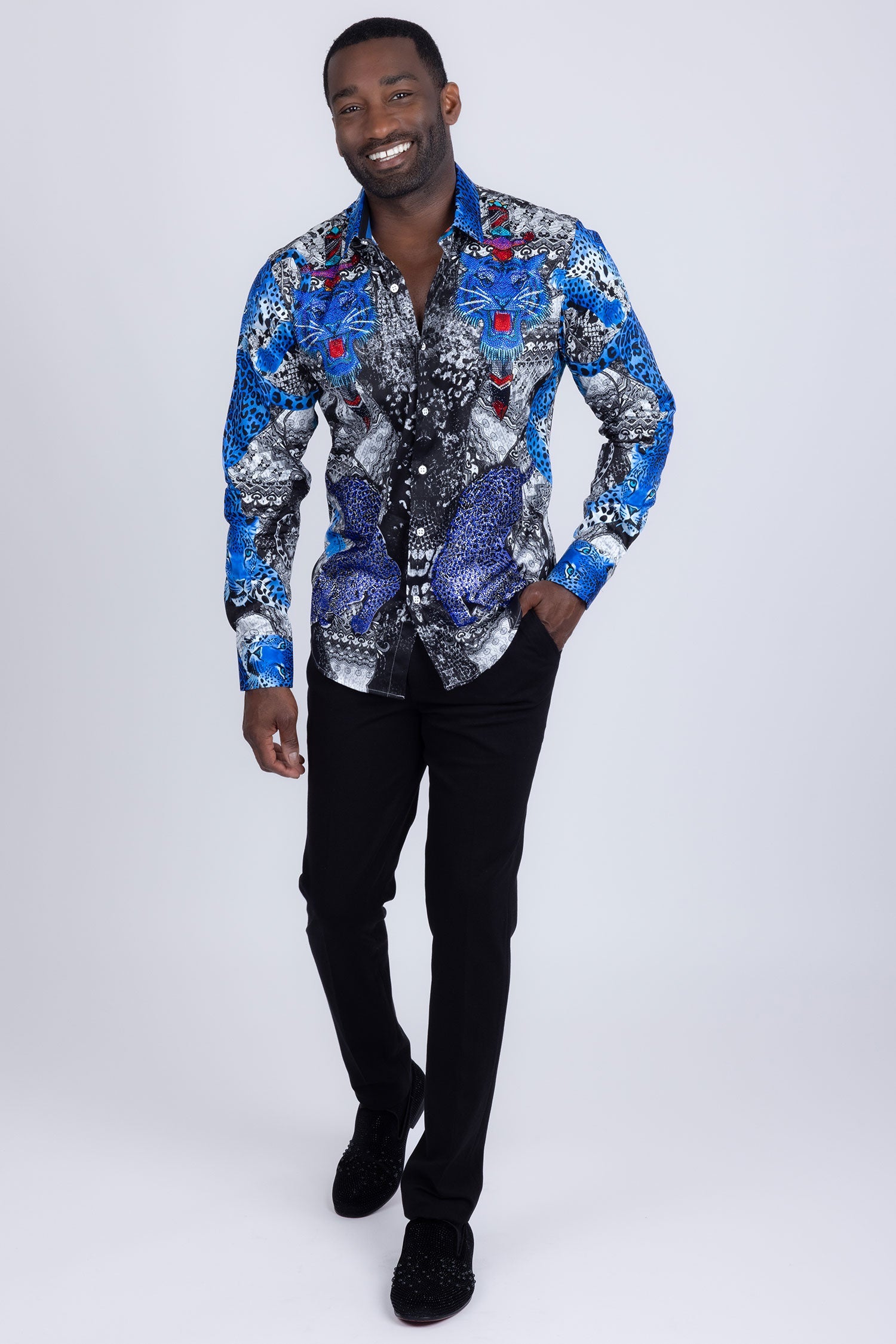 Grafton Rhinestones Long Sleeve Shirt