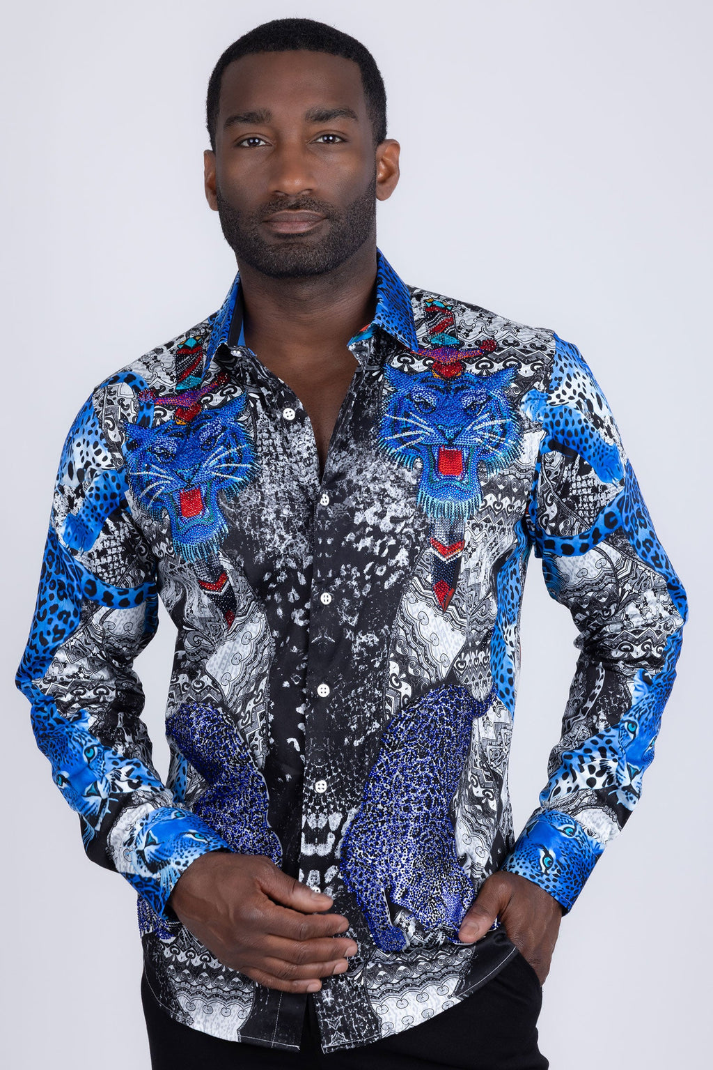 Grafton Rhinestones Long Sleeve Shirt