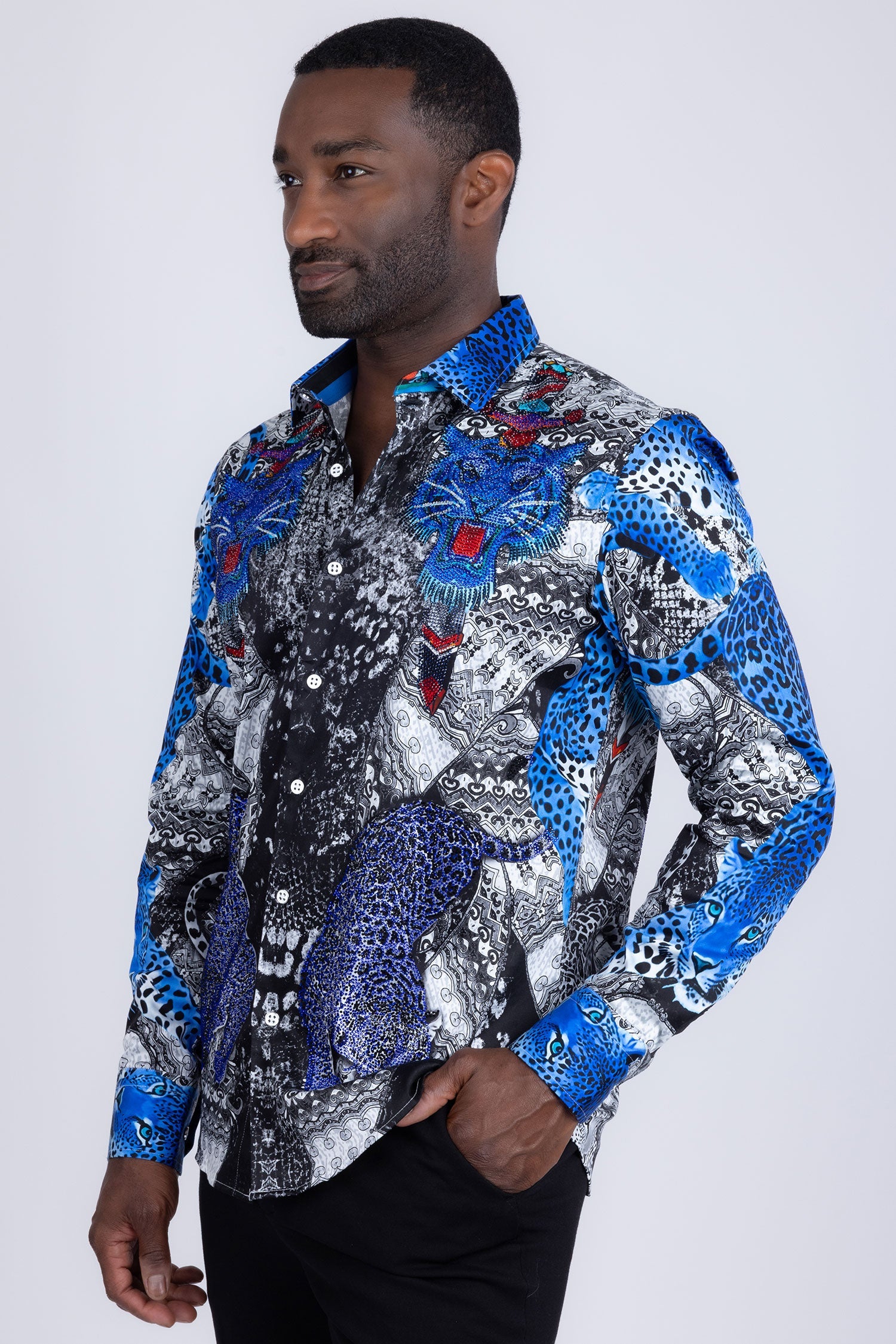 Grafton Rhinestones Long Sleeve Shirt