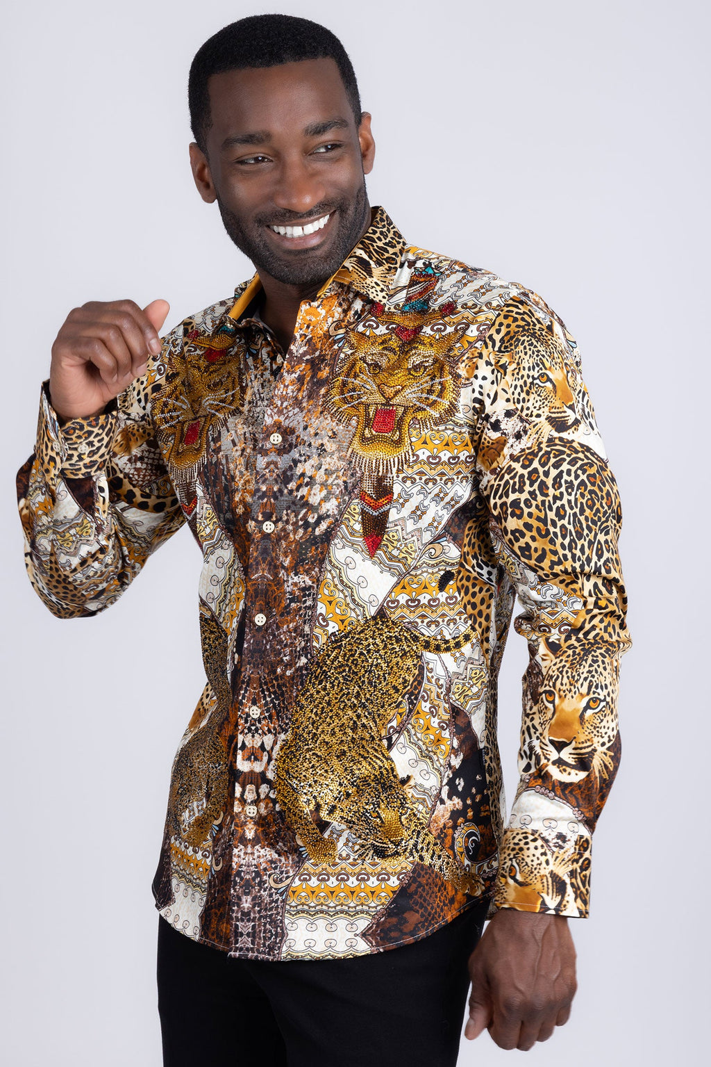 Grafton Rhinestones Long Sleeve Shirt