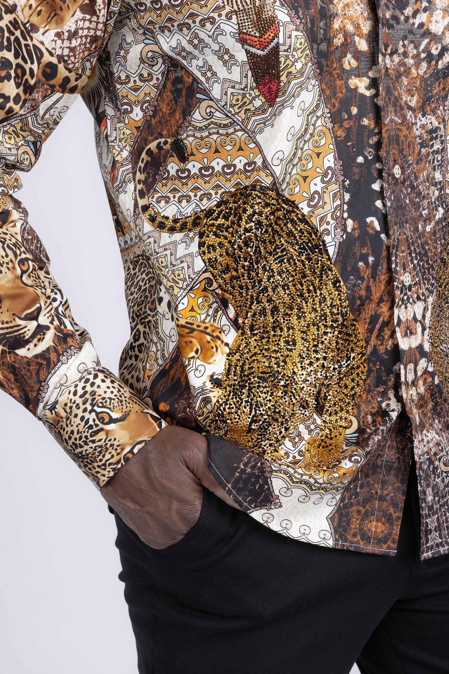 Grafton Rhinestones Long Sleeve Shirt