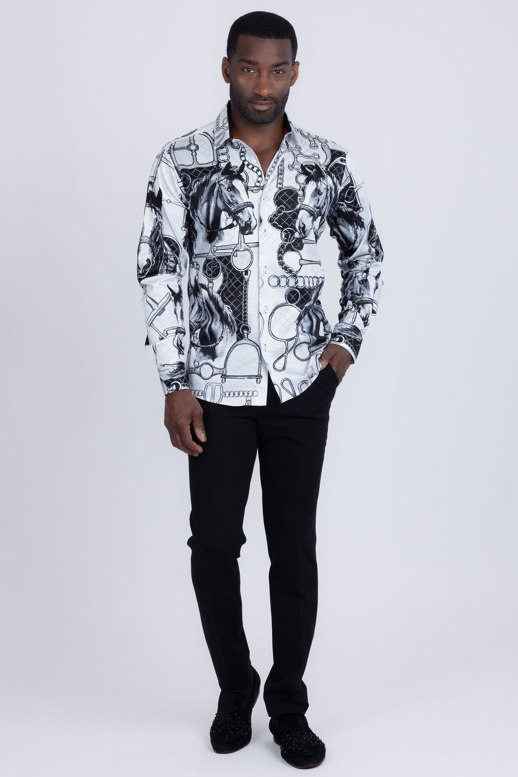 Caminito Rhinestones Long Sleeve Shirt