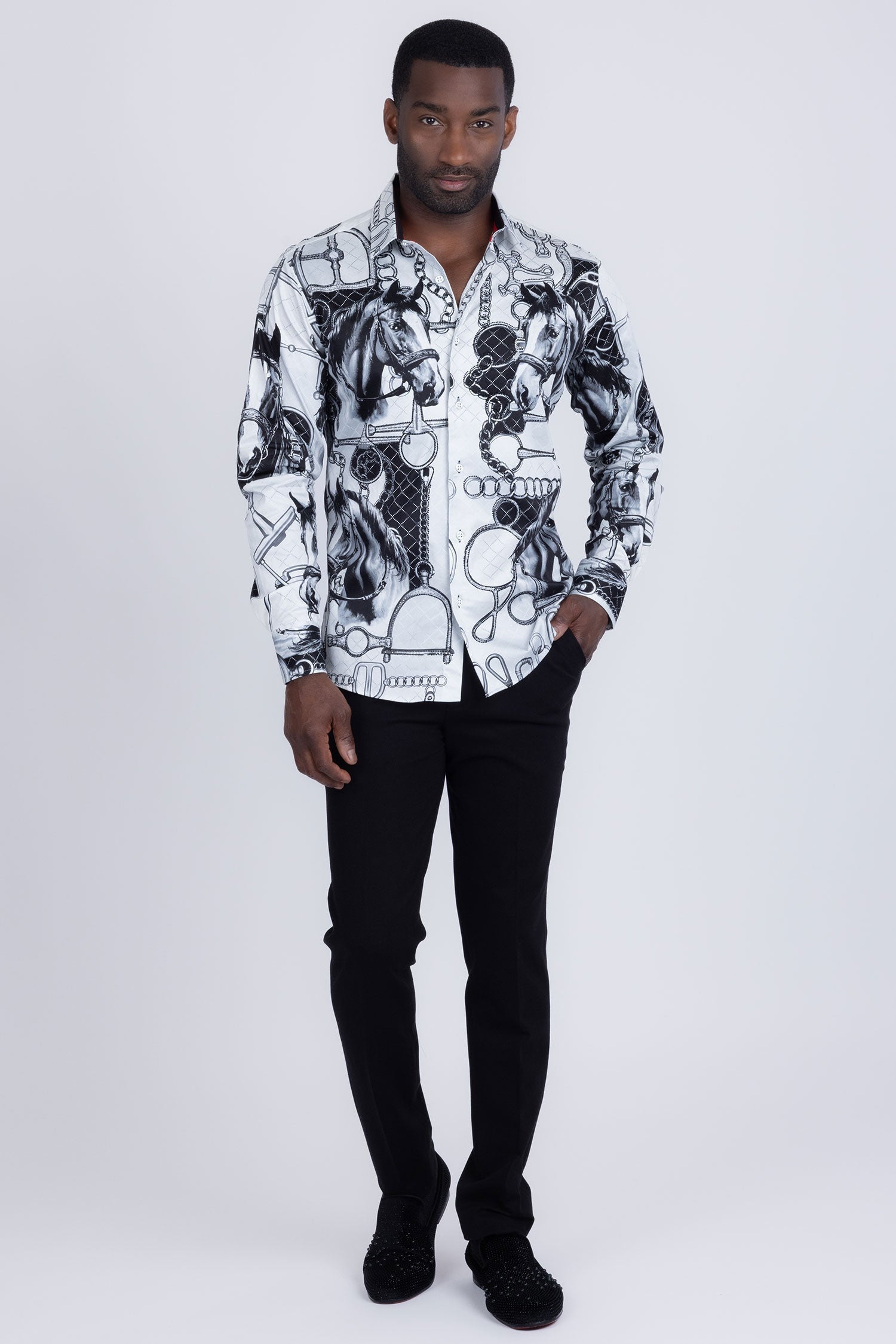 Caminito Rhinestones Long Sleeve Shirt