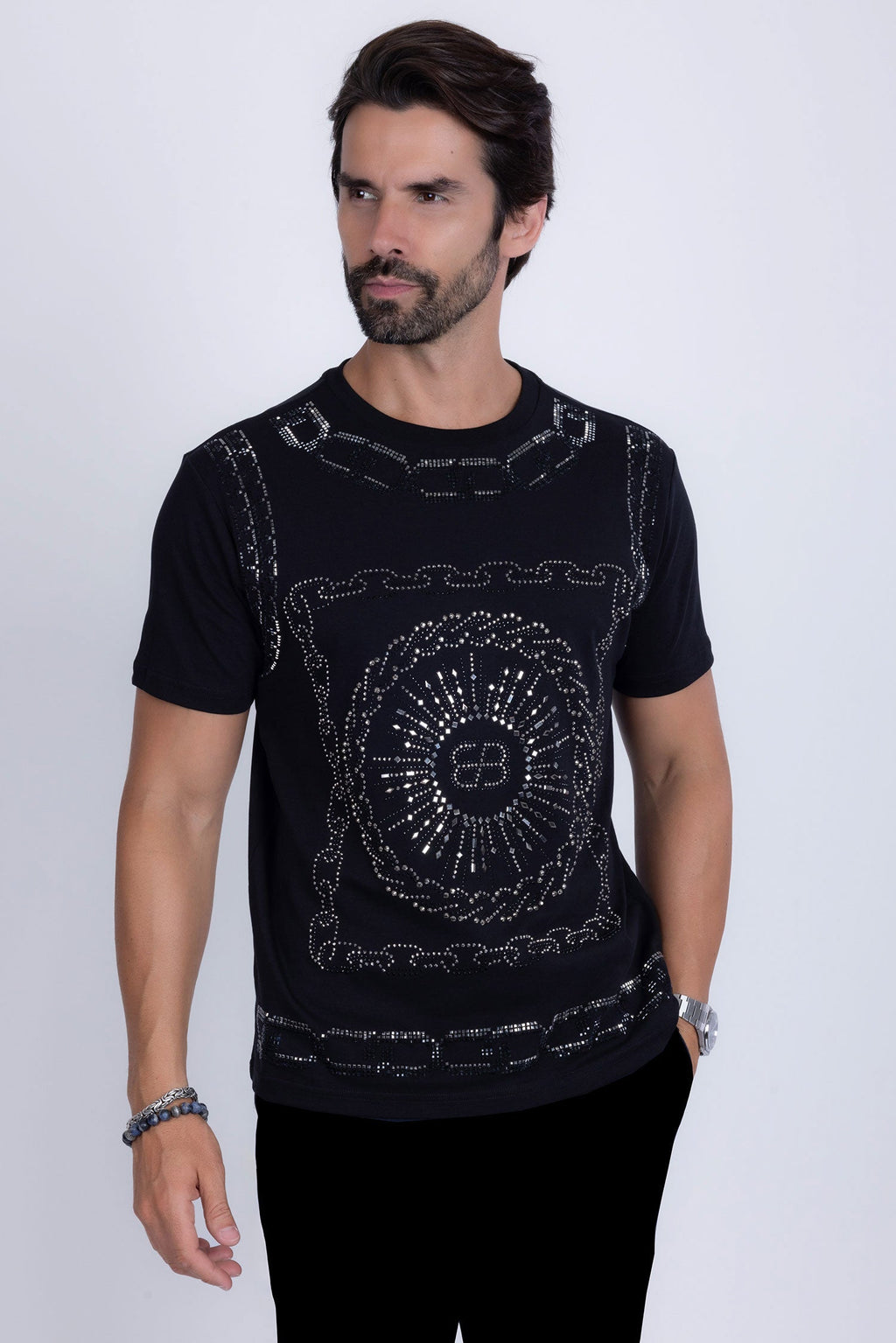 Gyves Rhinestone T-Shirt