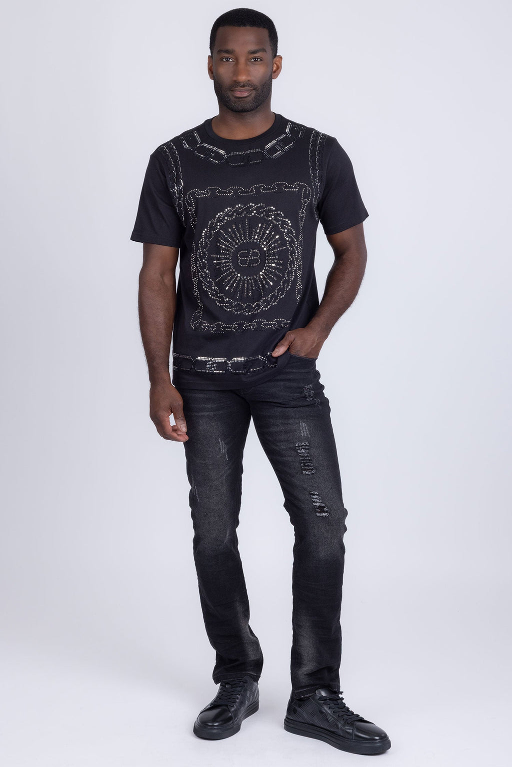 Gyves Rhinestone T-Shirt