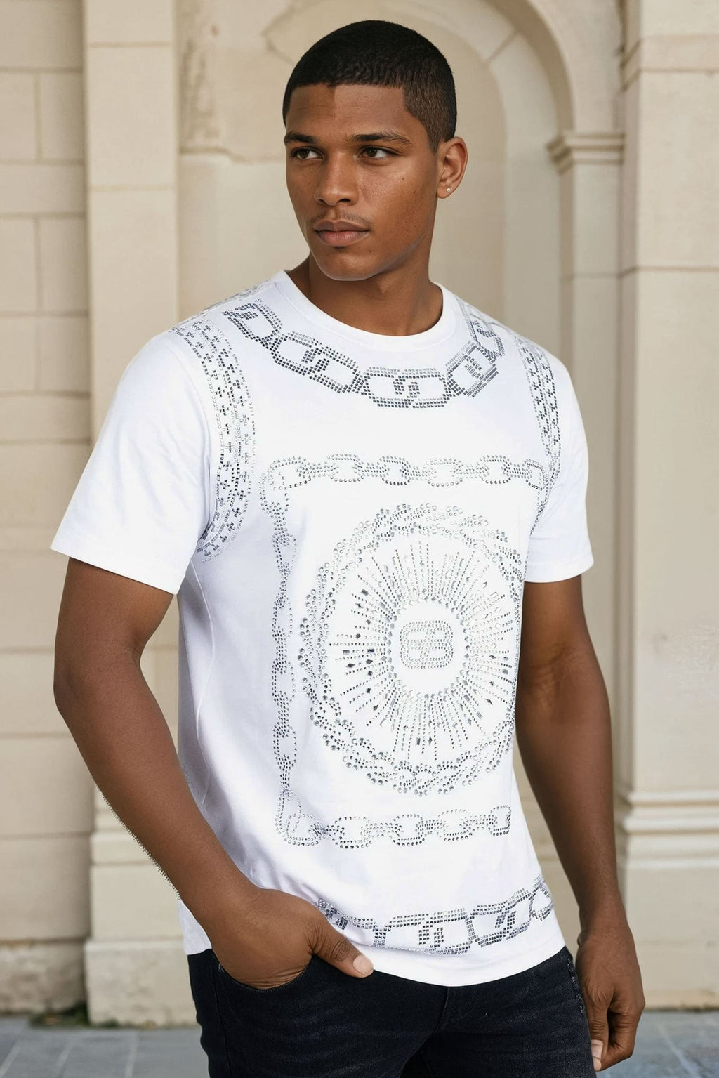 Gyves Rhinestone T-Shirt