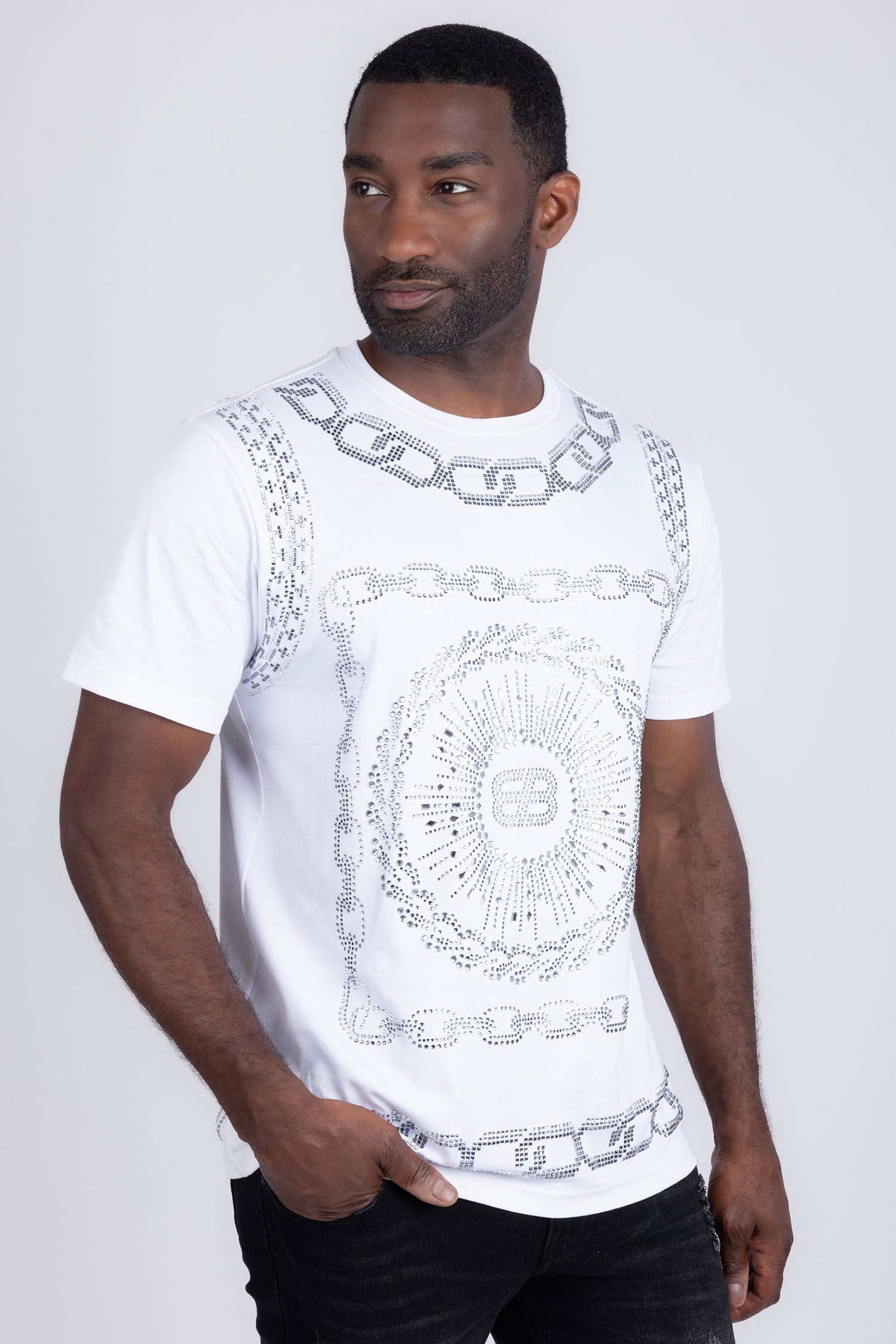 Gyves Rhinestone T-Shirt