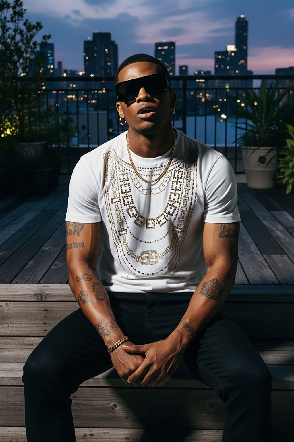 Piccadilly Rhinestone T-Shirt