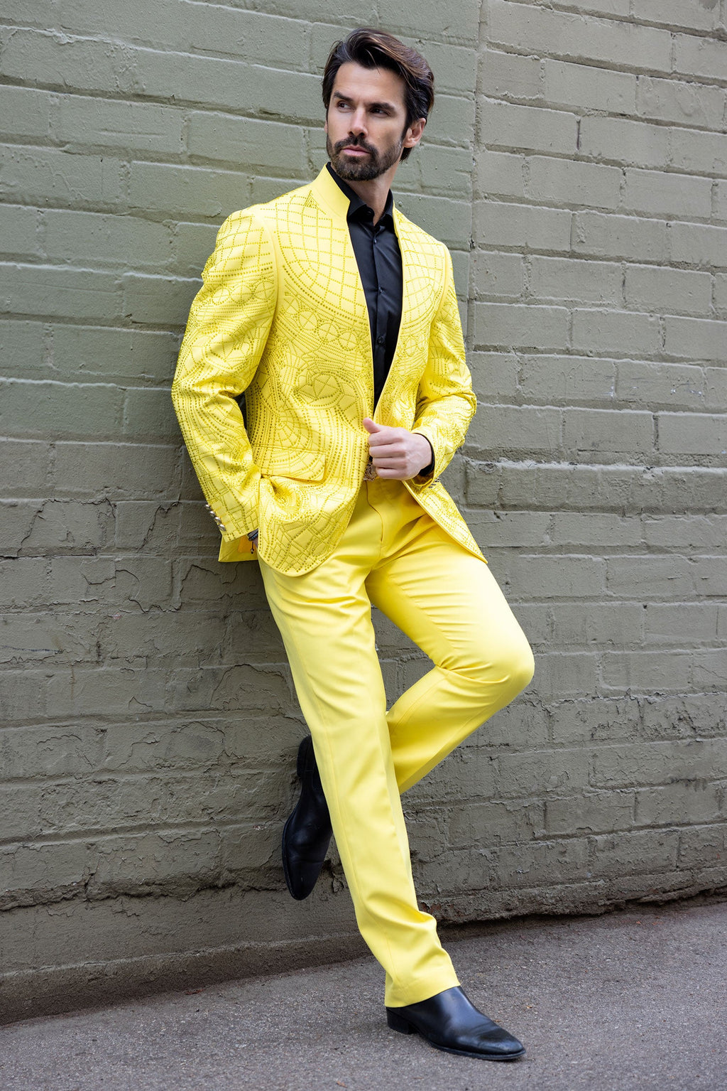 Dignified Mod Rhinestone Suit