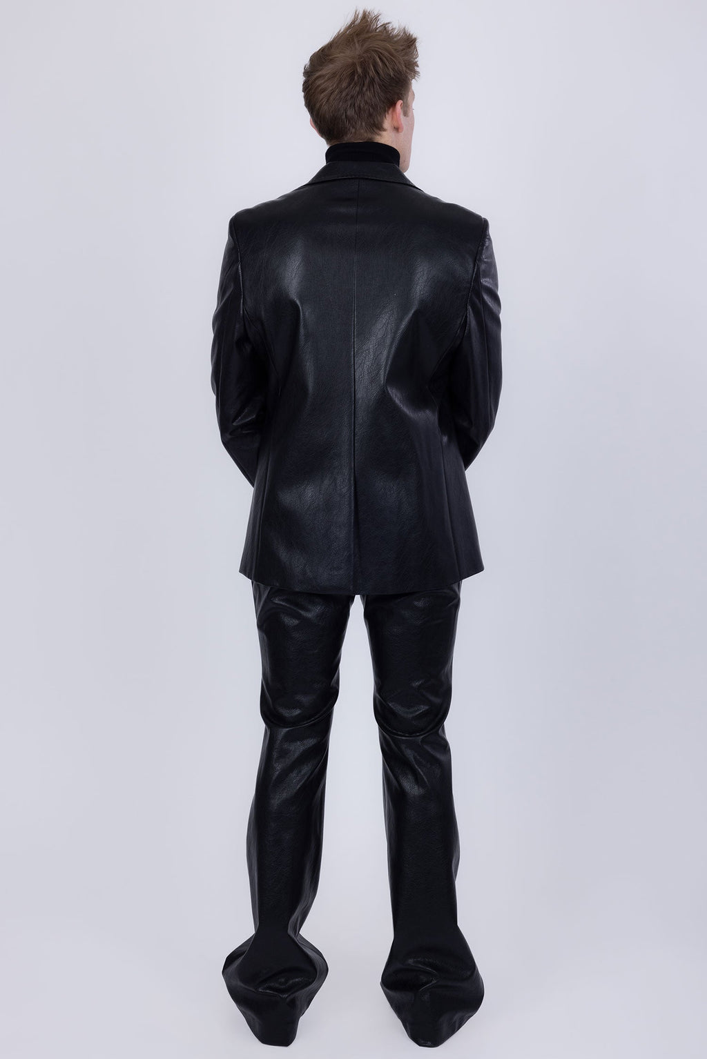 Dalian Faux Leather Suit