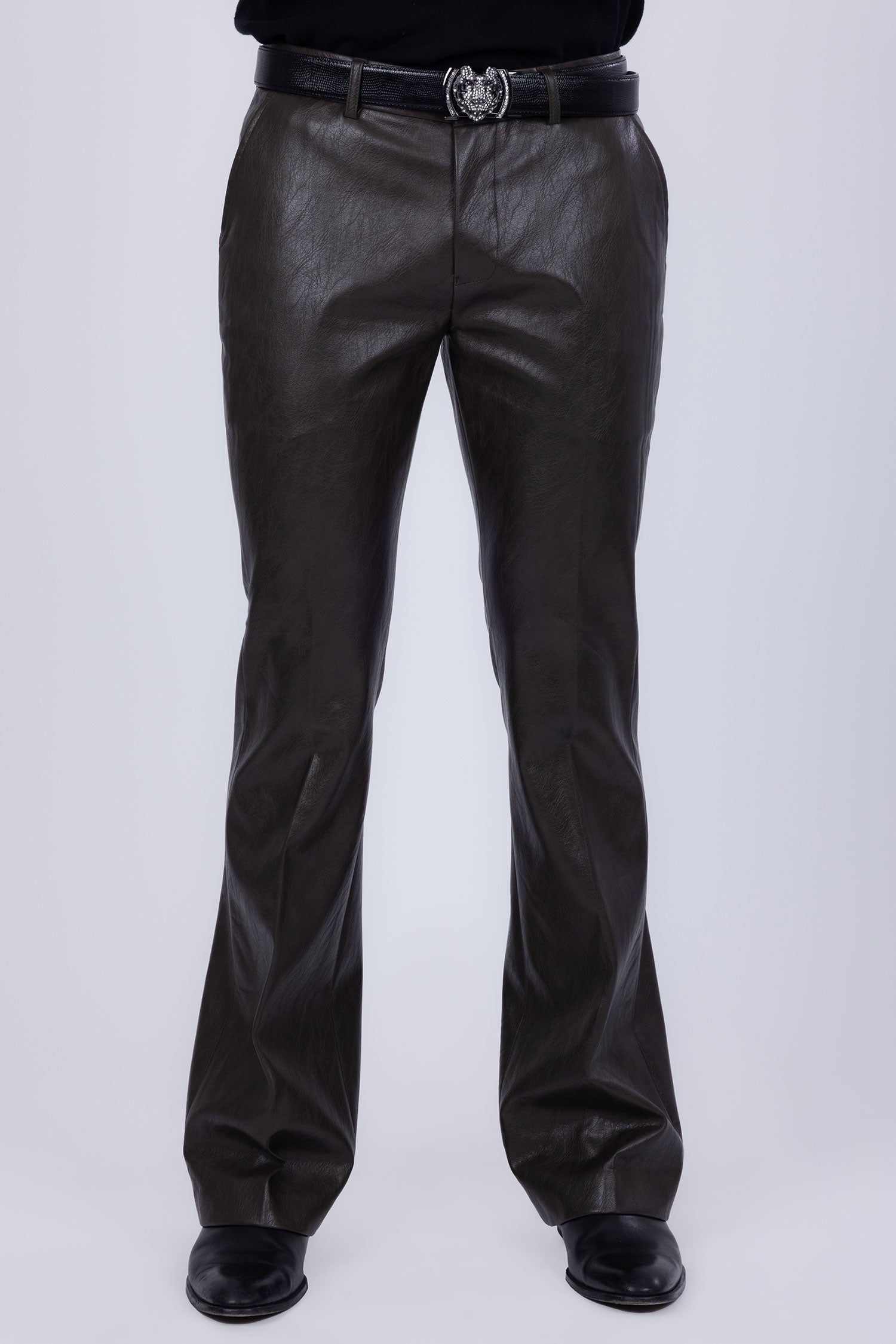 Dalian Faux Leather Suit