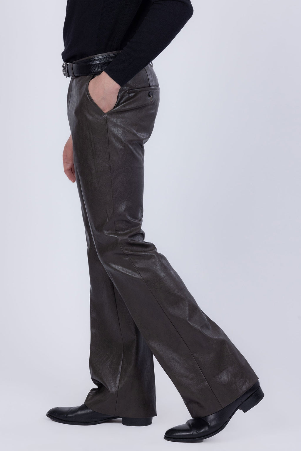 Dalian Faux Leather Suit