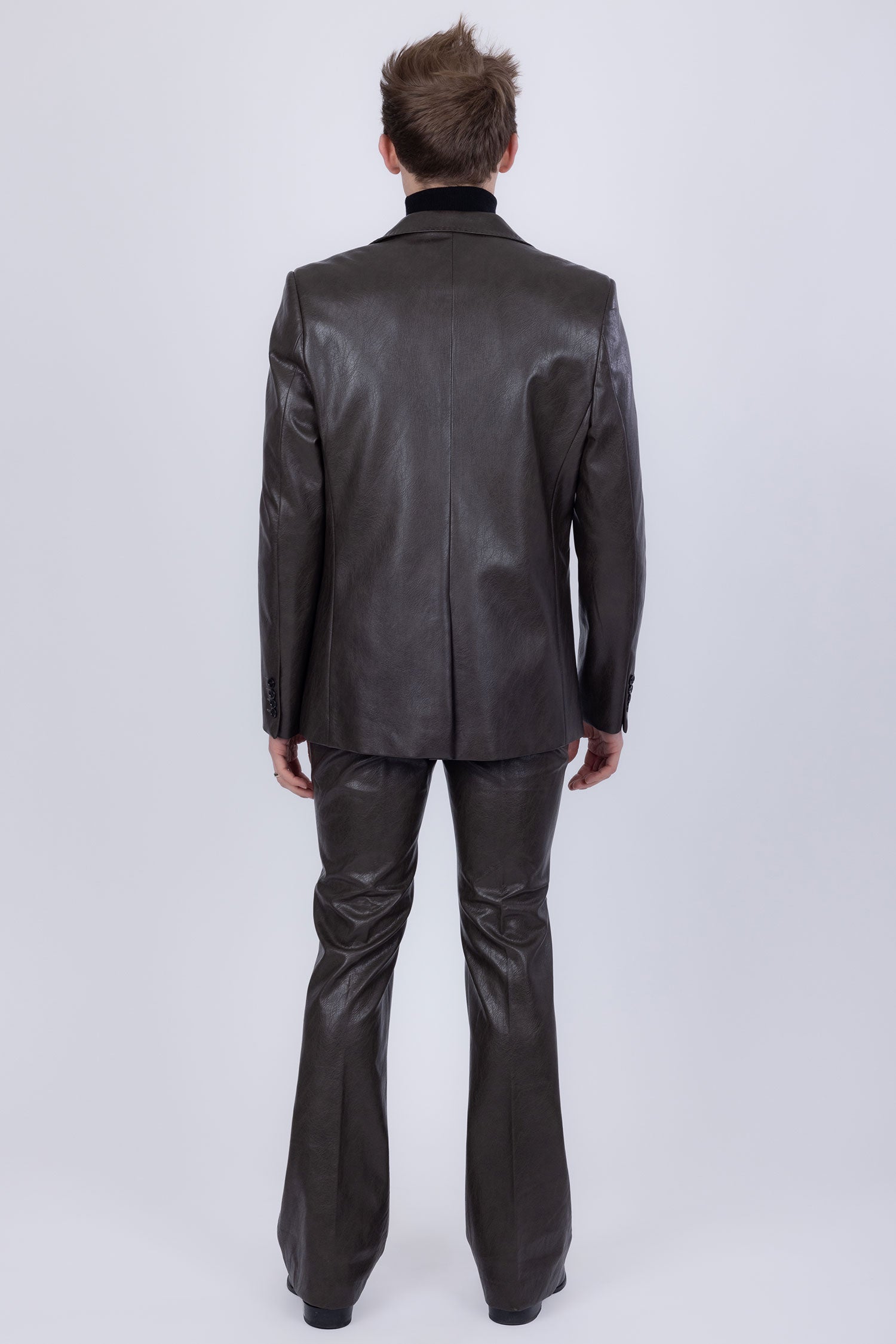 Dalian Faux Leather Suit