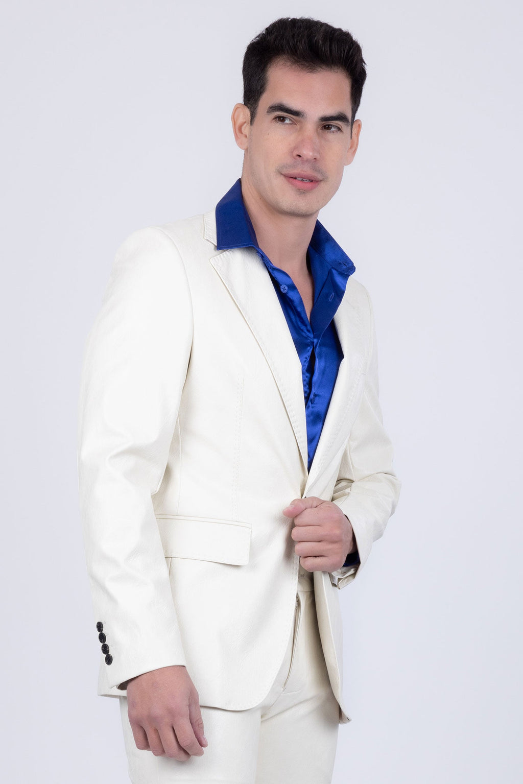 Dalian Faux Leather Suit