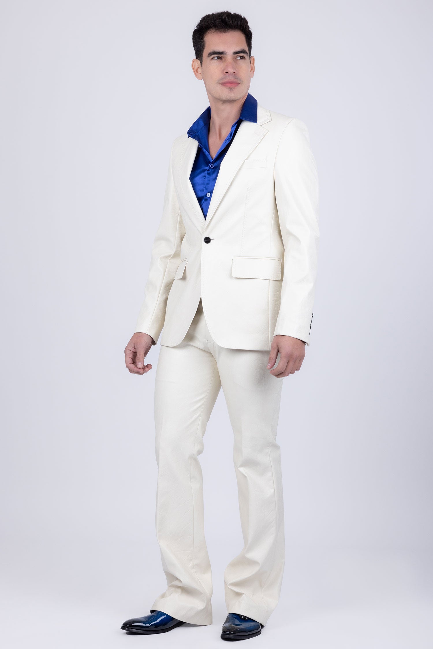 Dalian Faux Leather Suit