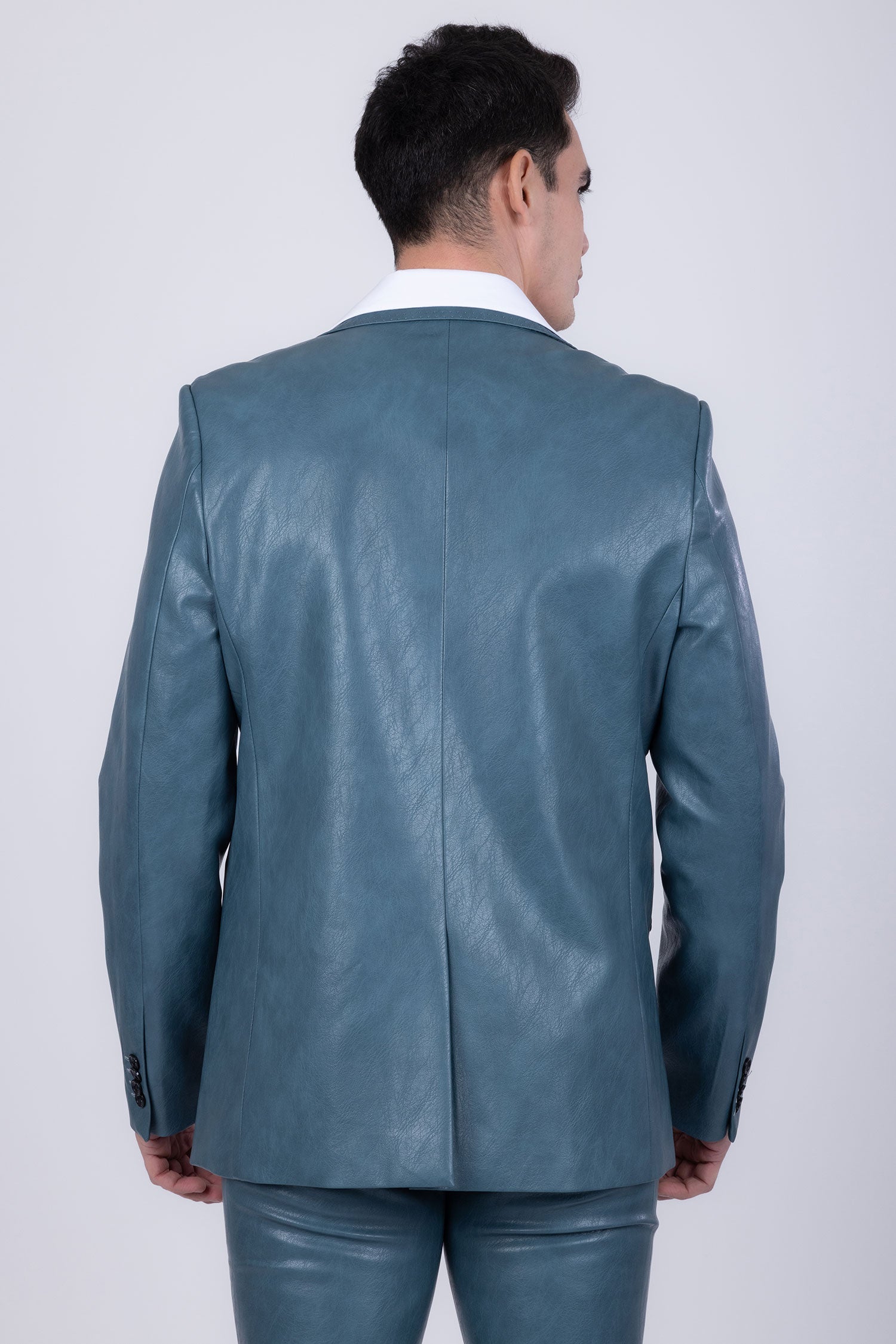 Dalian Faux Leather Suit