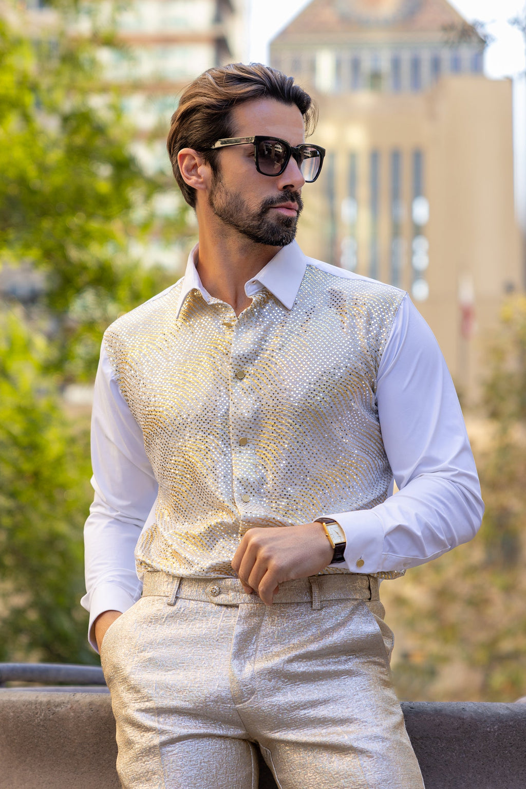 Tone Trend Long Sleeve Shirt