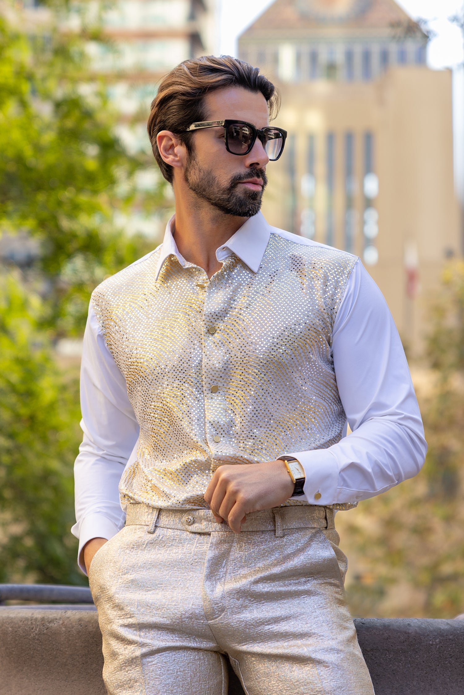 Tone Trend Long Sleeve Shirt