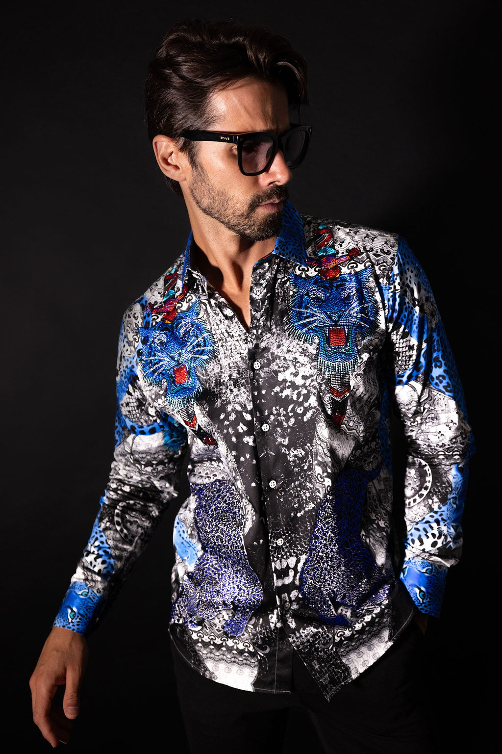 Grafton Rhinestones Long Sleeve Shirt