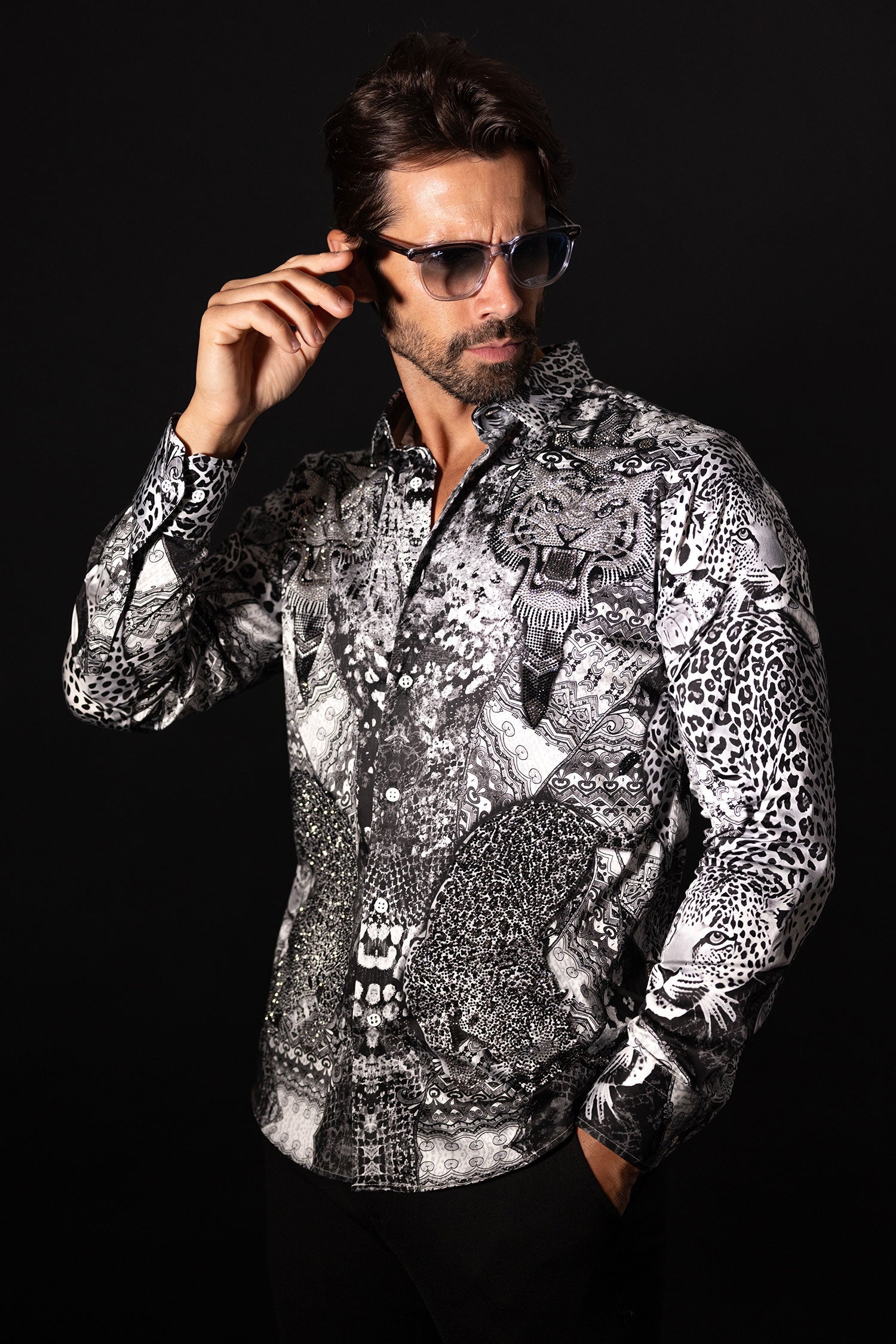 Grafton Rhinestones Long Sleeve Shirt